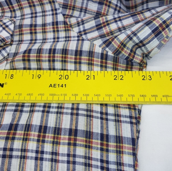 Vintage Mr. Leggs LLL Western Shirt Plaid PEARL SNAP Button Men's Size LARGE - Picture 2 of 15